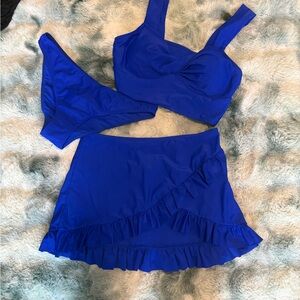 SHEIN Royal Blue Bikini Set